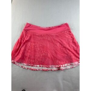 Kyodan Athletic Skort Pink Heart Print Activewear Tennis Golf Women's Medium